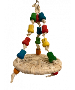 Parrot-Supplies Corn Hammock Woven Platform Parrot Toy Parrot-Supplies Corn Hammock Woven Platform Parrot Toy